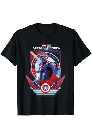 Marvel Captain America: Brave New World New Cap Poster T-Shirt