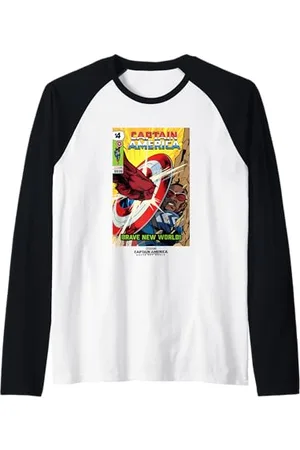 Marvel Captain America: Brave New World Red Hulk VS Cap Raglan Baseball Tee