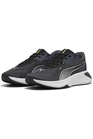 PUMA Unisex PWR Hybrid TR Cross Trainer, Galactic Gray Black-Green Glare, 11 UK