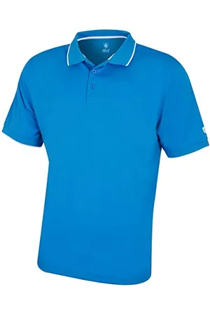 Island Green IGTS1899 Mens Back Yoke Detail Stretch Quick Dry Performance Golf Polo Shirt, , X-Small