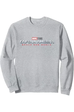 Marvel Captain America: Brave New World Movie Logo Sweatshirt