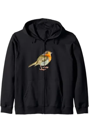 Tshirt Shirt T-Shirt Pullover Hoodie Sweater Style #snirt Robin T-Shirt Robin Mobile Phone Case Bird Design Zip Hoodie