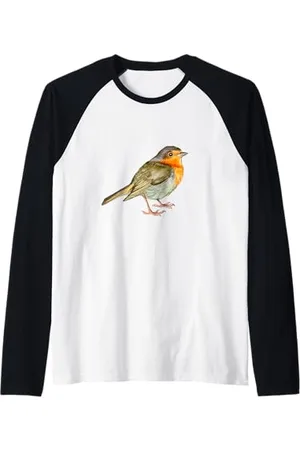 Tshirt Shirt T-Shirt Pullover Hoodie Sweater Style #snirt Robin T-Shirt Robin Mobile Phone Case Bird Design Raglan Baseball Tee