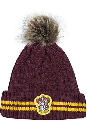 Cinereplicas Harry Potter - Pom Pom Beanie - Officially licensed - Gryffindor - Red & Yellow