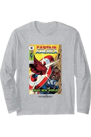 Marvel Captain America: Brave New World Red Hulk VS Cap Long Sleeve T-Shirt