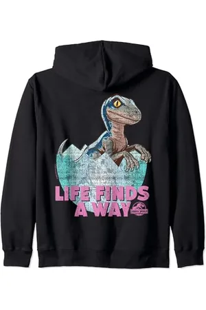 Jurassic World Life Finds a Way Zip Hoodie