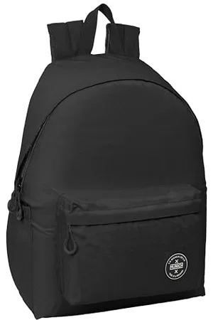 Safta MUNICH TEEN – Laptop Backpack 14.1 Inches, Ideal for Young People of Different Ages, Comfortable and Versatile, Quality and Resistance, 31 x 13 x 43 cm, Black, , Estándar, Casual
