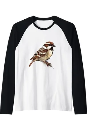 Tshirt Shirt T-Shirt Pullover Hoodie Sweater Style #snirt Sparrow T-Shirt Sperling House Sparrow Mobile Phone Cover Bird Raglan Baseball Tee