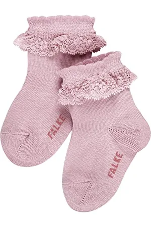 Falke Unisex Baby Romantic Lace B So Cotton Plain 1 Pair Socks, , 6-12 months