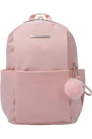 TOTTO Backpack for 14 Inch Laptop, Model Adelaide 1, 3 Compartments, 2 Bottle Pockets, Secret Pocket, Strap for Hanging Suitcase, Durable, Peach 2.0, , M, Casual