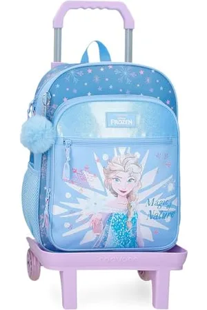 Disney Joumma Frozen Magic Ice School Backpack with Trolley 30x38x12cm Polyester 13.68L, , School Backpack with Trolley