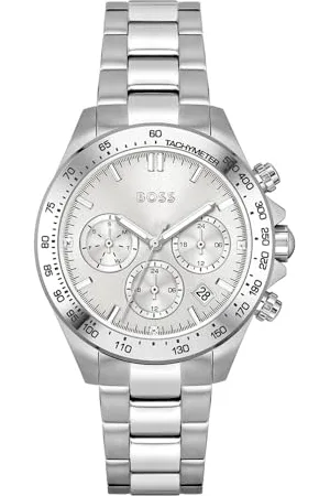 HUGO BOSS Analogue Multifunction Quartz Watch for Women with Silver Stainless Steel Bracelet - 1502616