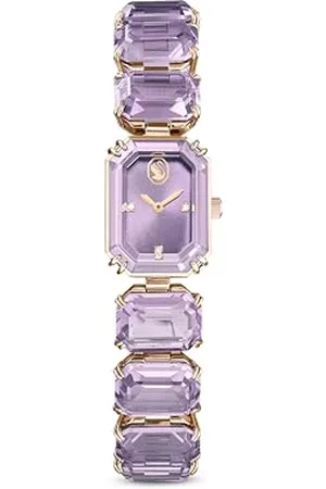 Swarovski Watch, Octagon Cut Bracelet, , Champagne Gold-Tone Finish