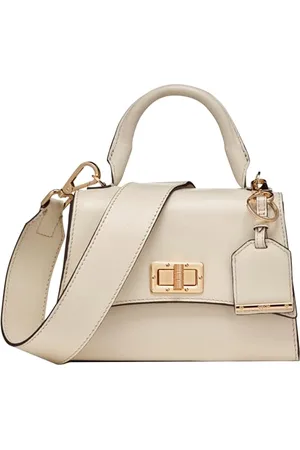 Geox Women D Ciclaminia A Bag, Off White, 19 X 8,5 X 13