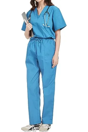 MISEMIYA Uniforms Unisex Scrub Set – Medical Uniform with Scrub Top and Pants - Ref.6801-6802 - X-Small