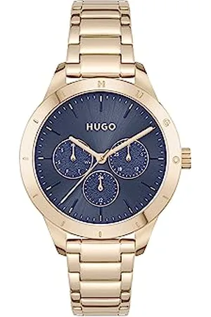 HUGO BOSS Analogue Multifunction Quartz Watch for Women with Carnation Gold Colored Stainless Steel Bracelet - 1540092