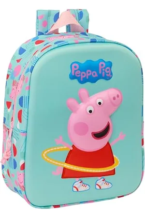 Safta PEPPA PIG 3D – 3D Nursery Backpack, Adaptable to Cart, Easy Cleaning, Ideal for Children of Different Ages, Comfortable and Versatile, Quality and Resistance, 22 x 10 x 27 cm, ,