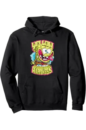 Spongebob Yellow Is The Color Of Happiness Pullover Hoodie