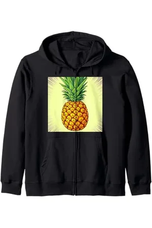 Fruit Of The Loom Pineapple Zip Hoodie