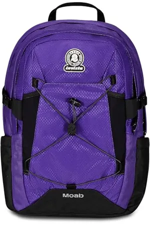 Invicta Moab Solid School Backpack, , Double Compartment Backpack with Waist Strap and Chest Strap, PC Pocket, Bottle Pocket and Organizer Pocket, Travel Backpack, , Taglia unica, School