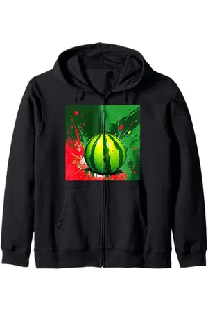 Fruit Of The Loom Watermelon Zip Hoodie