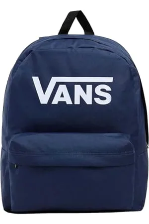 Vans Unisex, Old Skool Print Backpack-B Dress Blues-White, One Size
