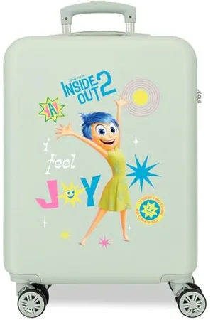 Disney Valise cabine Inside Out 2 Couleurs differentes ABS rigide Fermeture à Combinaison latérale 4 roues Doubles Bagage à Main. by Joumma Sacs., , One Size, Suitcase