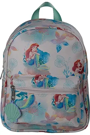 Disney Mini Backpack with Allover Print & Molded Dangle, 10.5 Inches, Adjustable Straps, Faux Leather, , S, Mini Pu Backpack