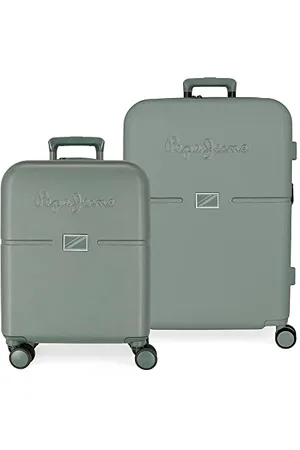 Pepe Jeans Accent Suitcase Set 55/70 cm Rigid ABS Integrated TSA Closure 116L 7.54 kg 4 Double Wheels Hand Luggage