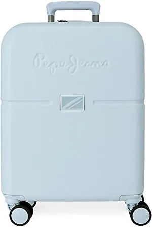 Pepe Jeans Accent Cabin Suitcase 40x55x20 cm Rigid ABS Integrated TSA Closure 37L 2.74 kgs 4 Double Wheels Expandable Hand Luggage