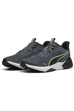 PUMA Unisex Disperse XT 4 Cross Trainer, Galactic Gray-Green Glare-Green Moon, 8.5 UK