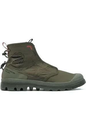 Palladium Unisex Pampa Travel Lite Rs Sneaker, Olive, 3.5 UK