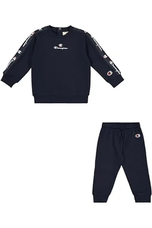 Champion Baby Boys Legacy Retro Sport Td (306867) - Ultralight Powerblend Fleece Crewneck Suit, , 80 UK