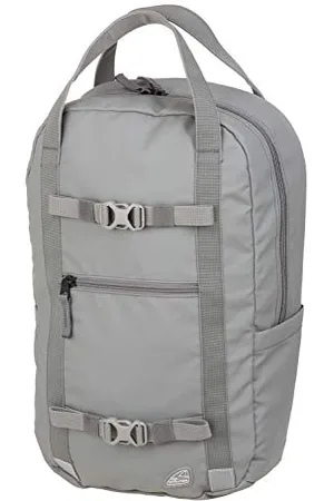 Karen Walker Sport Sense 42166-188 Rucksack with 2 Compartments Laptop Compartment Chest Strap Side Pockets Straps on The Front Approx. 46 x 30 x 14 cm 21 litres Grey Coated, , 46 x 30 x 14 cm, Modern