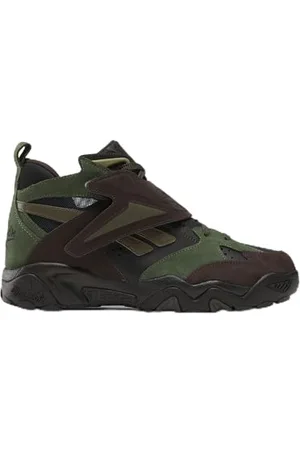 Reebok Unisex Preseason 94 Basketball Shoes, NIGHTBLACK/DKMATTER/EARTHGR, 4.5 UK