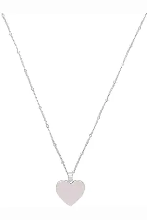 Amor Women’s Sterling Cubic Zirconia Chain Necklace, , 45