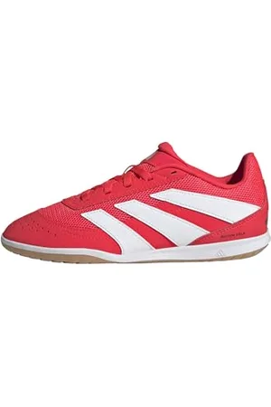 adidas Predator Club Sala Indoor Football Boots Kids, Lucid Red/Cloud White/Core Black, 5.5 UK Child