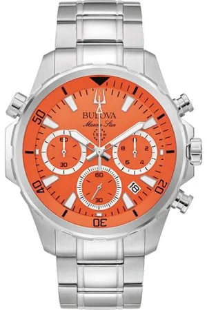 BULOVA Men Analog Quartz Watch with Stainless Steel Strap 96B395