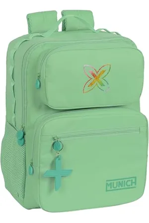 Safta Munich Pistachio – Laptop Backpack 14.1 Inches, Ideal for Young People of Different Ages, Comfortable and Versatile, Quality and Resistance, 33 x 16 x 42 cm, Colour, , Estándar