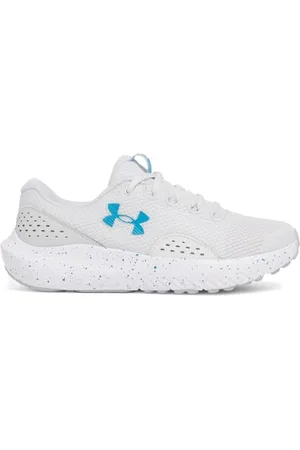 Under Armour UA W Charged Surge 4 - Distant Gray/Halo Gray/Ether Blue - 6.5