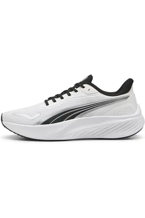 PUMA Unisex Pounce LITE Road Running Shoe, White Black, 7.5 UK