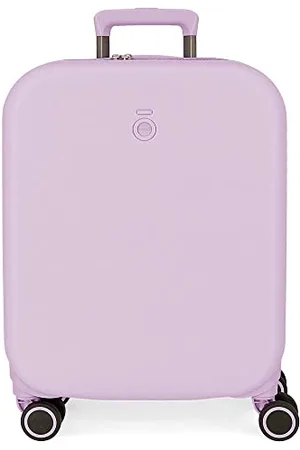 Enso Annie Purple Cabin Suitcase 40x55x20 cm Rigid ABS Integrated TSA Lock 37L 3.22 kg 4 Double Wheels Hand Luggage