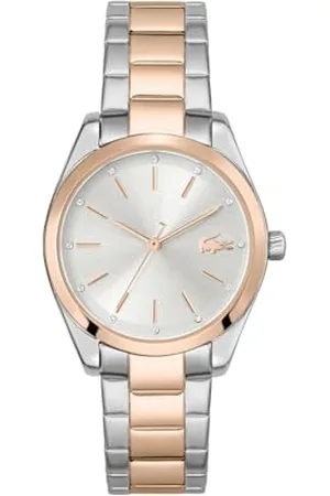 Lacoste Analogue Quartz Watch for Women with Two-Tone Stainless Steel Bracelet - 2001178