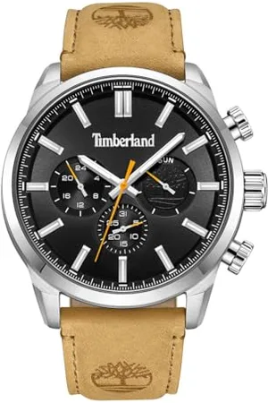 Timberland Henniker II Beige Leather Watch TDWGF0028701