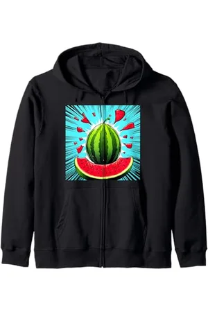Fruit Of The Loom Watermelon Comic Zip Hoodie