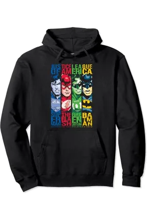 DC Comics Originals DC Justice League Stripped Pullover Hoodie