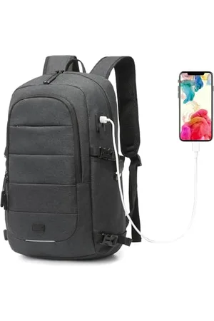 Kono Travel Laptop Backpack Anti-Theft 15.6 Inch Business Laptop Rucksack Bag with USB Charging Port, Water Resistant Lightweight Casual Daypack Computer Bag for Men Women