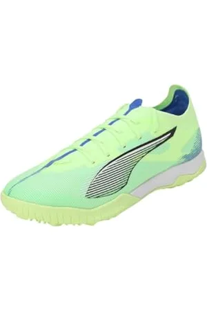 PUMA Unisex Ultra 5 Match TT Soccer Shoe, Fizzy Apple White-BLUEMAZING, 12 UK