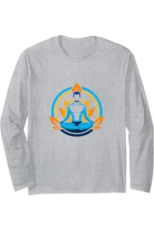 Tshirt Shirt T-Shirt Pullover Hoodie Sweater Style #snirt Yoga T-Shirt Yoga Hoody Motif Meditation T-Shirt Yoga Long Sleeve T-Shirt