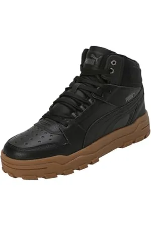 PUMA Unisex Rebound Abrupt Sneaker, Black-Shadow Gray-Bronze, 5 UK